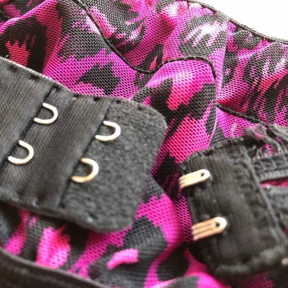 Express Intimates ruffled purple leopard bralette - Picture 8 of 8